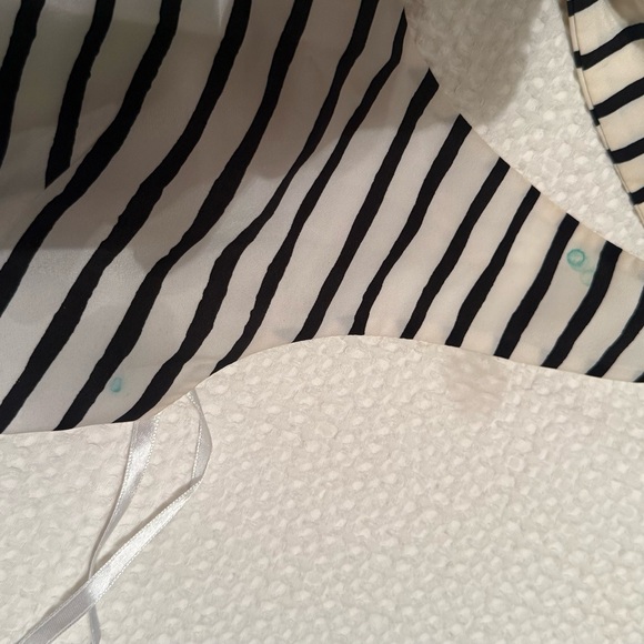 J.Crew Black & White Striped Sleeveless Shift Dress – Classic Nautical Style - Picture 6 of 6